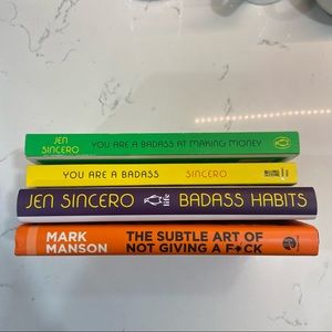 Self-Help/Motivation 4 Book Bundle (Jen Sincero & Mark Hanson)